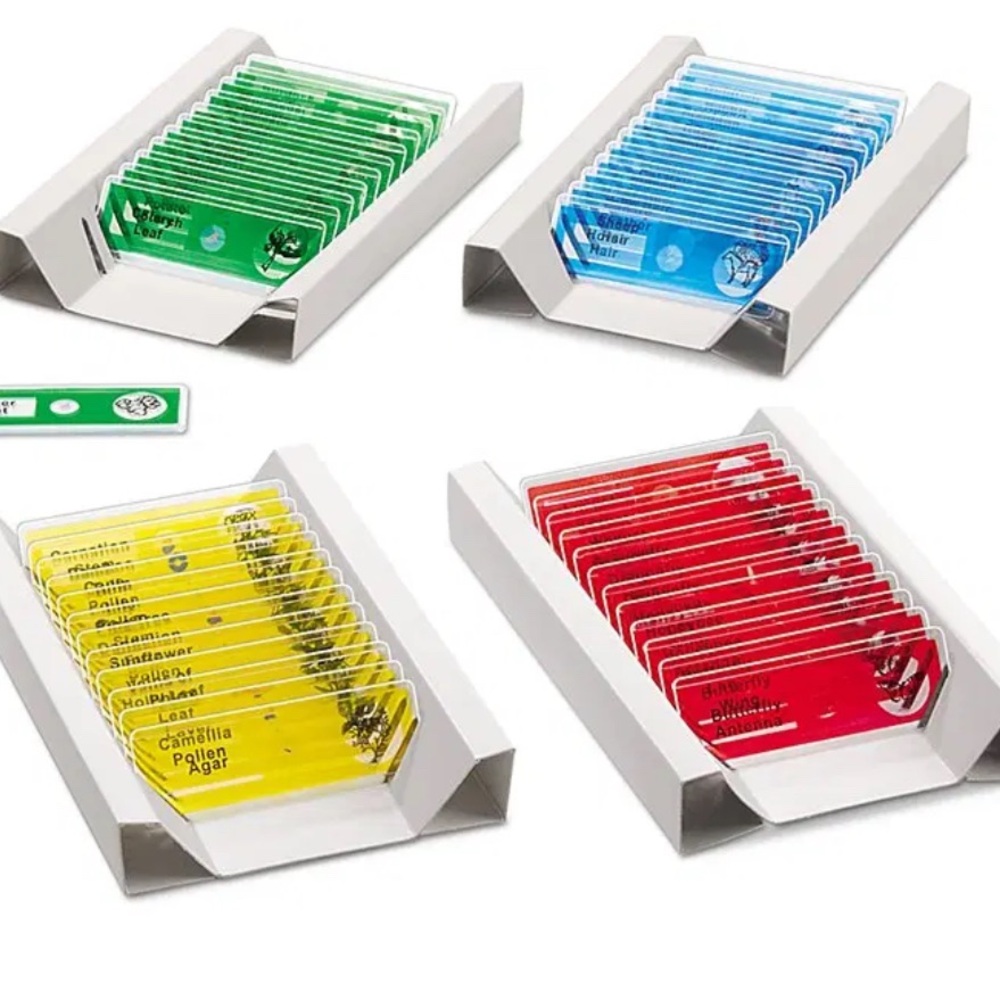 NEW! Prepared Microscope Slides by Lakeshore Learning - unused, still in boxes